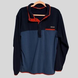 Columbia Men’s Navy Fleece Pullover Size L